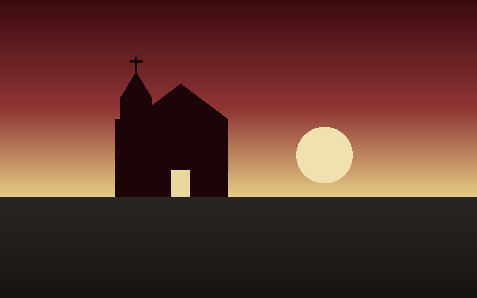 The parish church of Mater Dolorosa in Barangay Dolores, Capas, at dusk